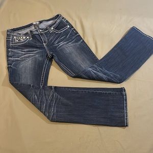 SOUNDGIRL boot cut, sequined women’s Jeans size 11